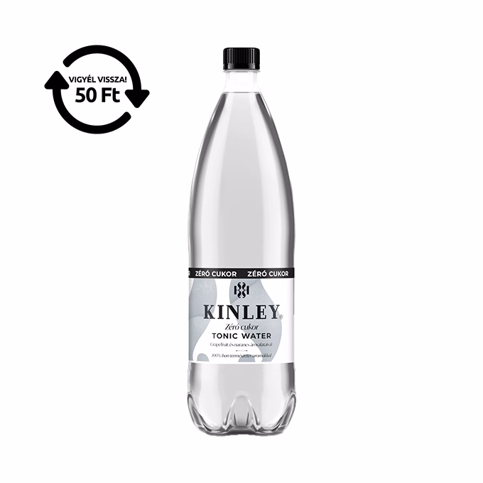 Üdítőital szénsavas KINLEY Tonic Zero 1,5L DRS