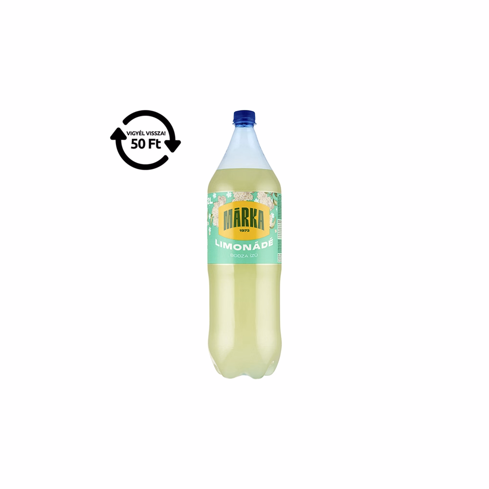 Üdítőital szénsavas MÁRKA Limonádé bodza-lime 2L DRS
