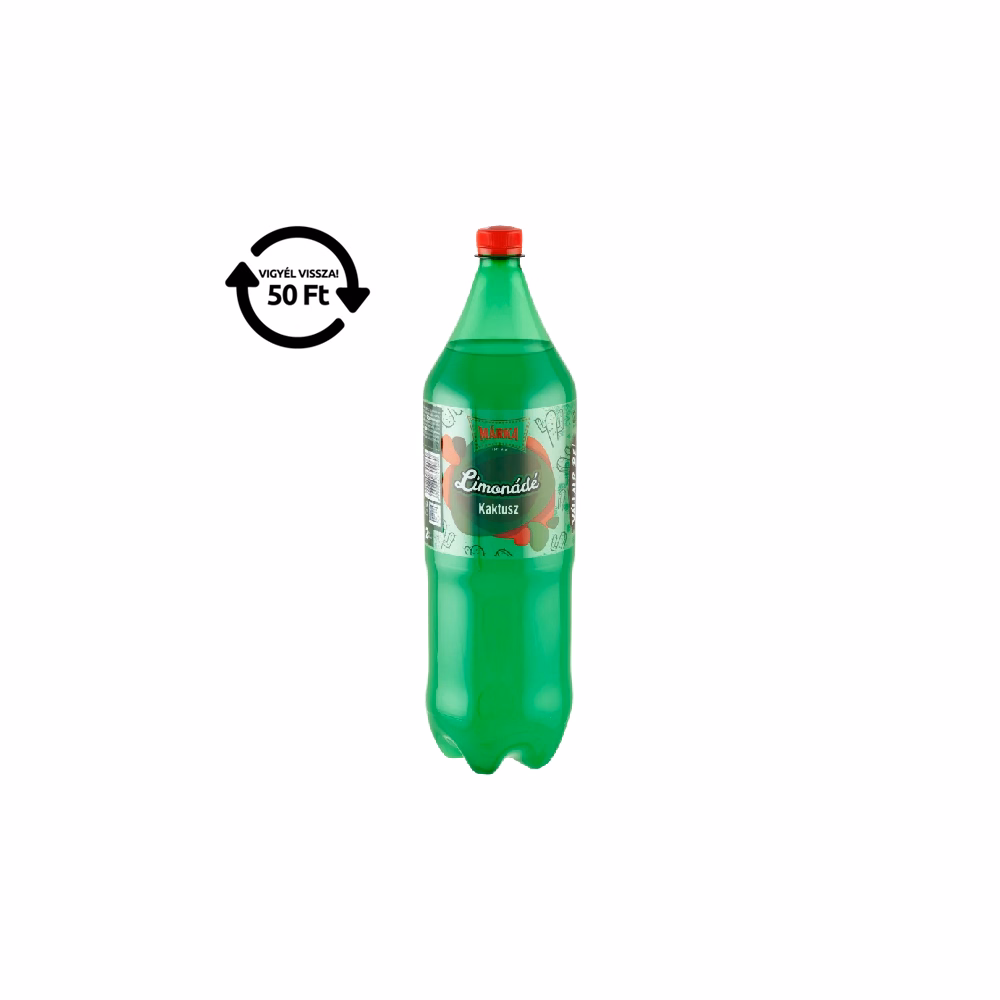 Üdítőital szénsavas MÁRKA Limonádé kaktusz 2L DRS