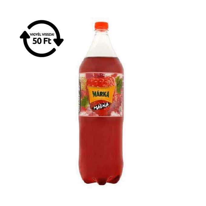 Üdítőital szénsavas MÁRKA málna 2L DRS
