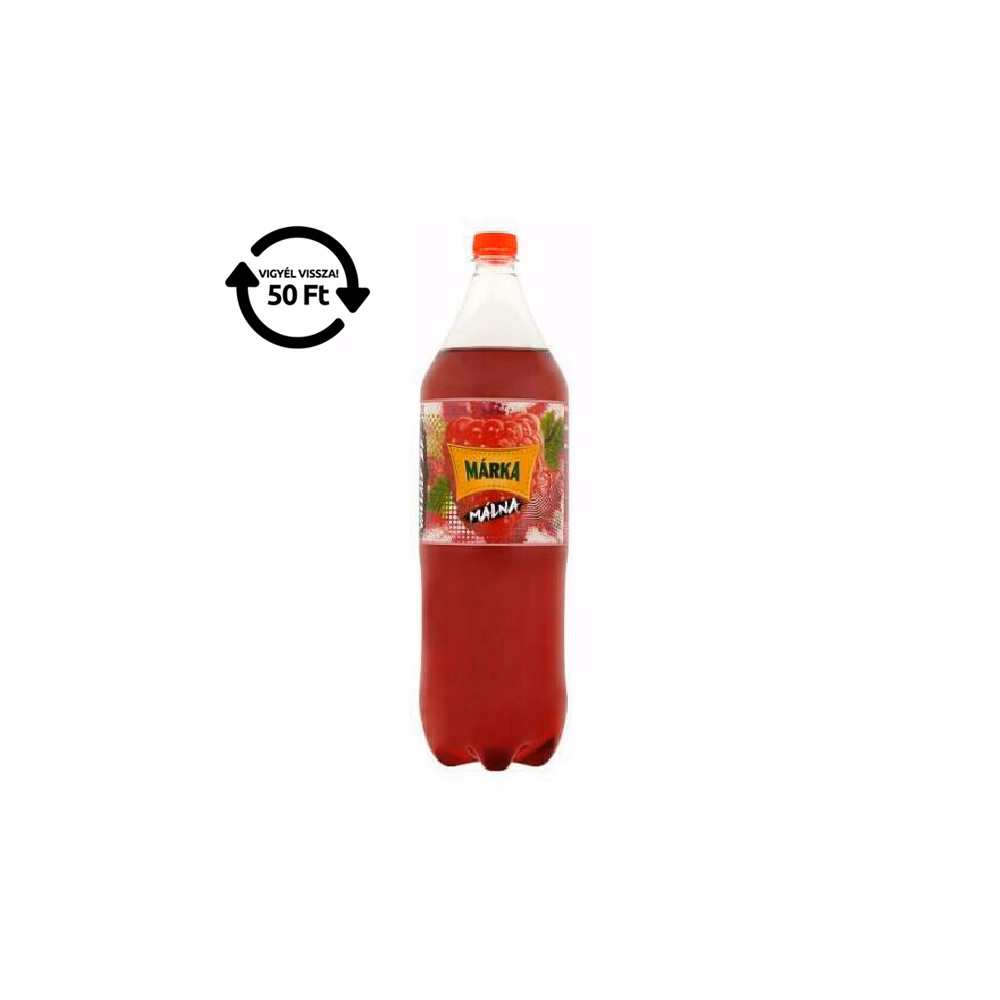 Üdítőital szénsavas MÁRKA málna 2L DRS