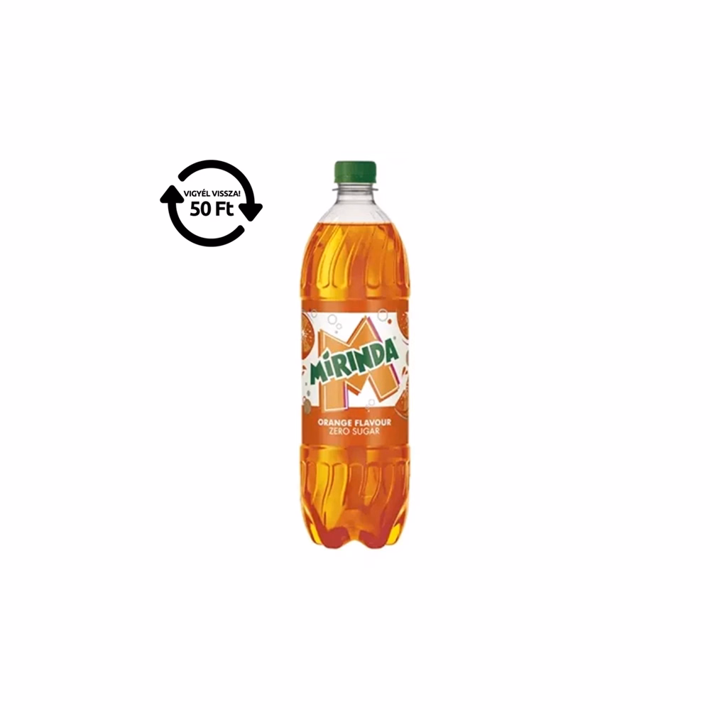 Üdítőital szénsavas MIRINDA Zero 1L DRS