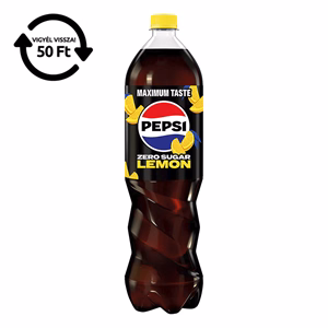 Üdítőital szénsavas PEPSI Zero Lemon 1,5L DRS