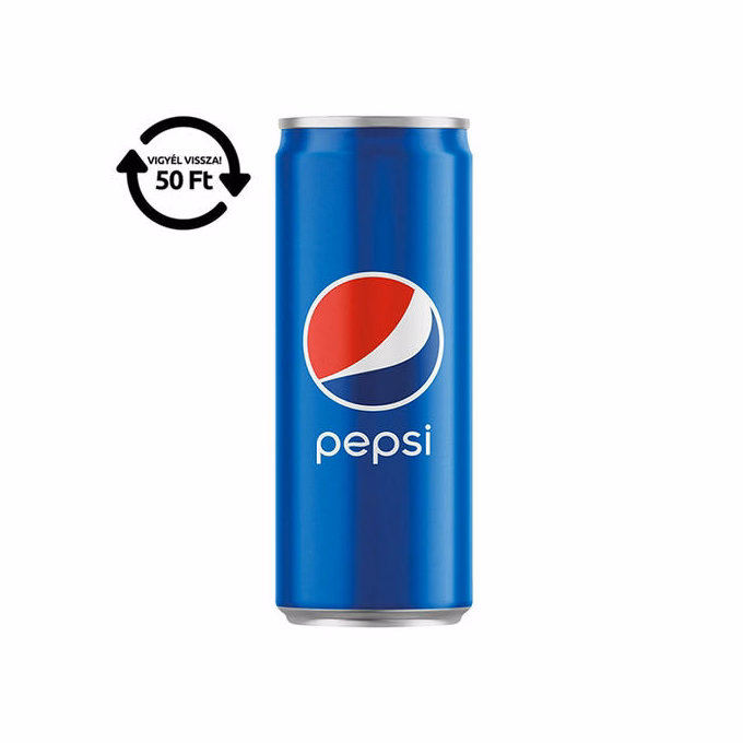 Üdítőital szénsavas PEPSI dobozos 0,33L DRS