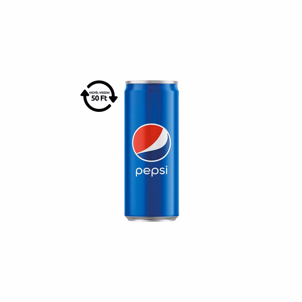 Üdítőital szénsavas PEPSI dobozos 0,33L DRS