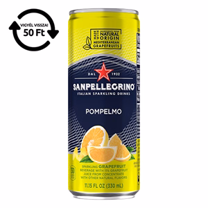 Üdítőital szénsavas SAN PELLEGRINO Pompelmo grapefruit 0,33L DRS