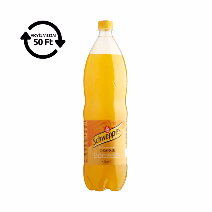 Üdítőital szénsavas SCHWEPPES Narancs 1,5L DRS