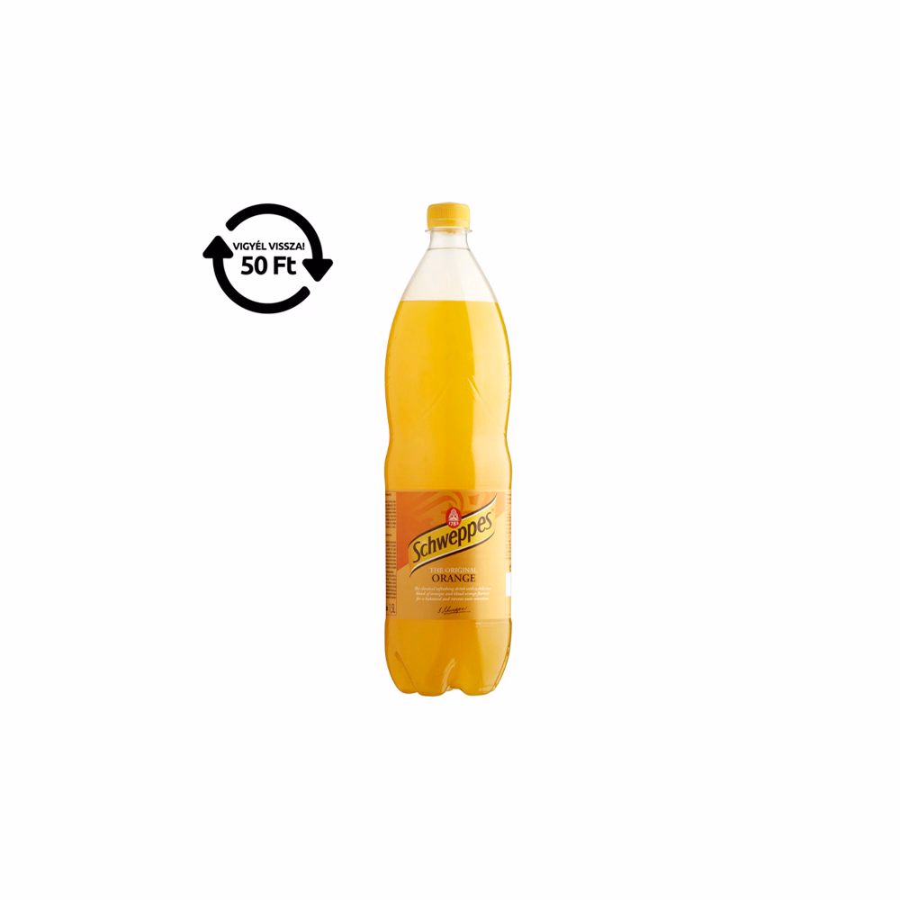 Üdítőital szénsavas SCHWEPPES Narancs 1,5L DRS