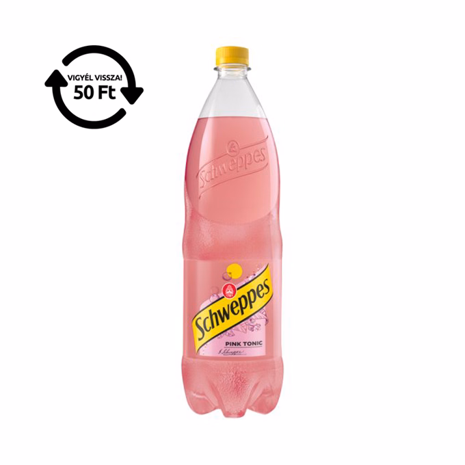 Üdítőital szénsavas SCHWEPPES Pink Tonic 1,5L DRS