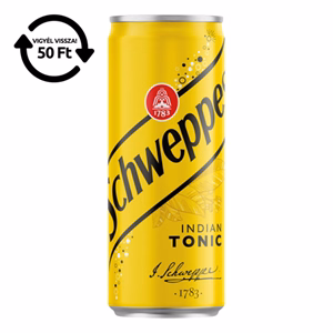 Üdítőital szénsavas SCHWEPPES Tonic 0,33L DRS