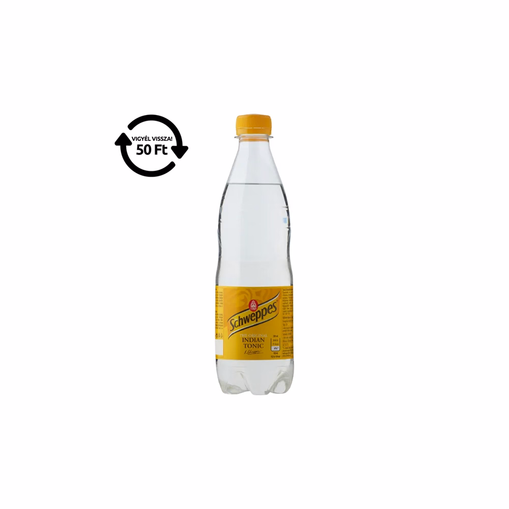 Üdítőital szénsavas SCHWEPPES Tonic 0,5L DRS