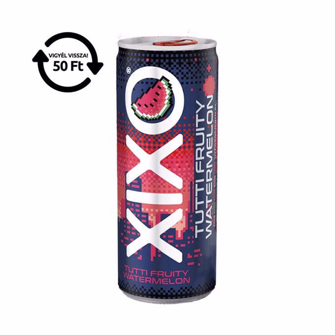 Üdítőital szénsavas XIXO Tutti Fruity Görögdinnye 0,25L DRS