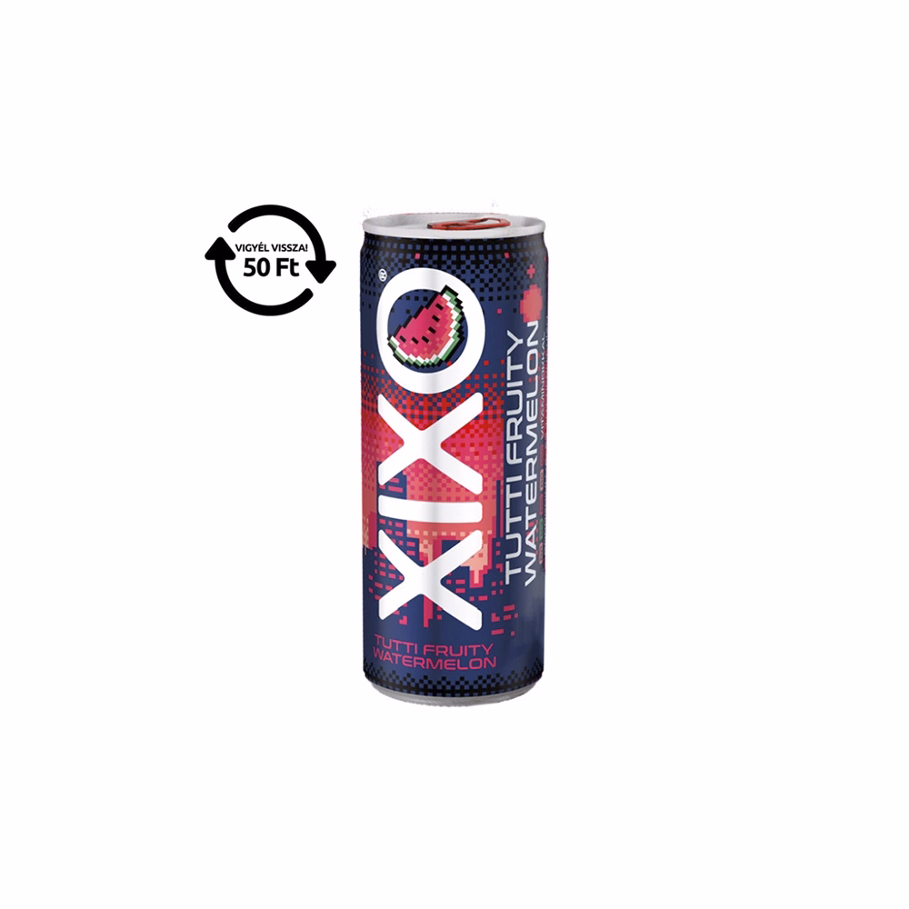 Üdítőital szénsavas XIXO Tutti Fruity Görögdinnye 0,25L DRS