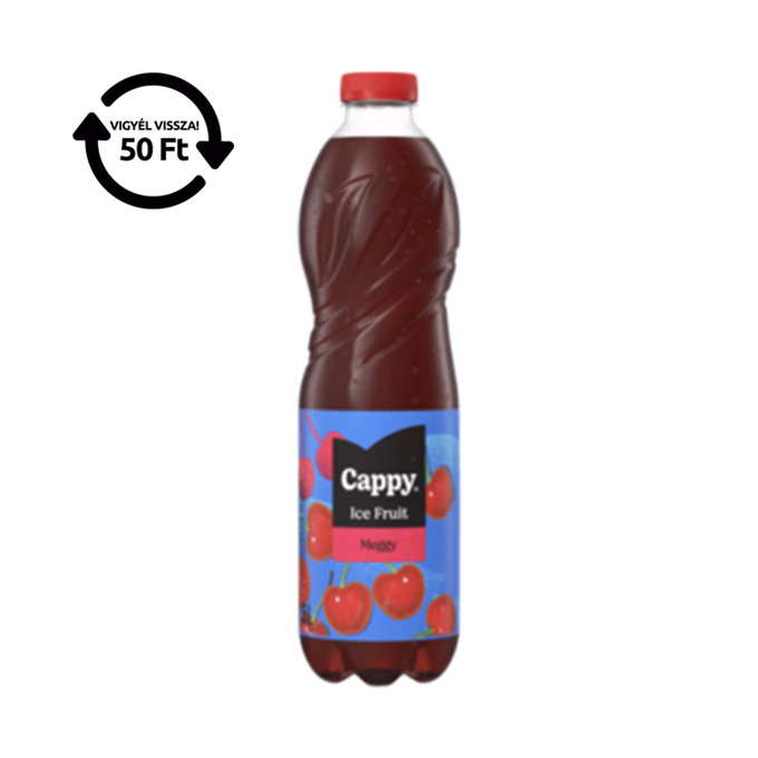 Üdítőital szénsavmentes CAPPY Ice Fruit Meggy 1,5L DRS
