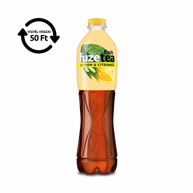 Üdítőital szénsavmentes FUZETEA Citrom-Citromfű 1,5L DRS