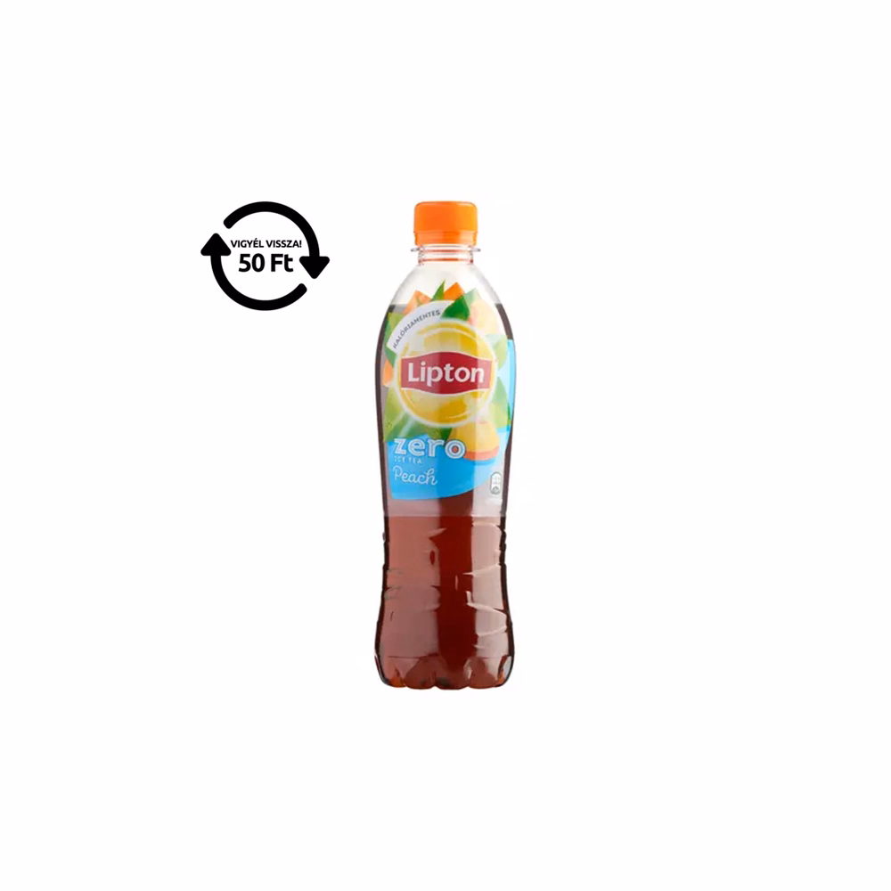 Üdítőital szénsavmentes LIPTON Ice Tea Barack Zero 0,5L DRS
