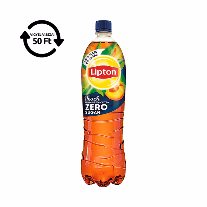 Üdítőital szénsavmentes LIPTON Ice Tea Barack Zero 1,5L DRS