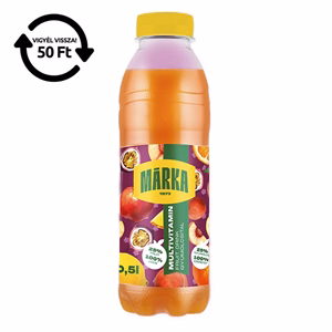 Üdítőital szénsavmentes MÁRKA Multivitamin fruit 0,5L DRS