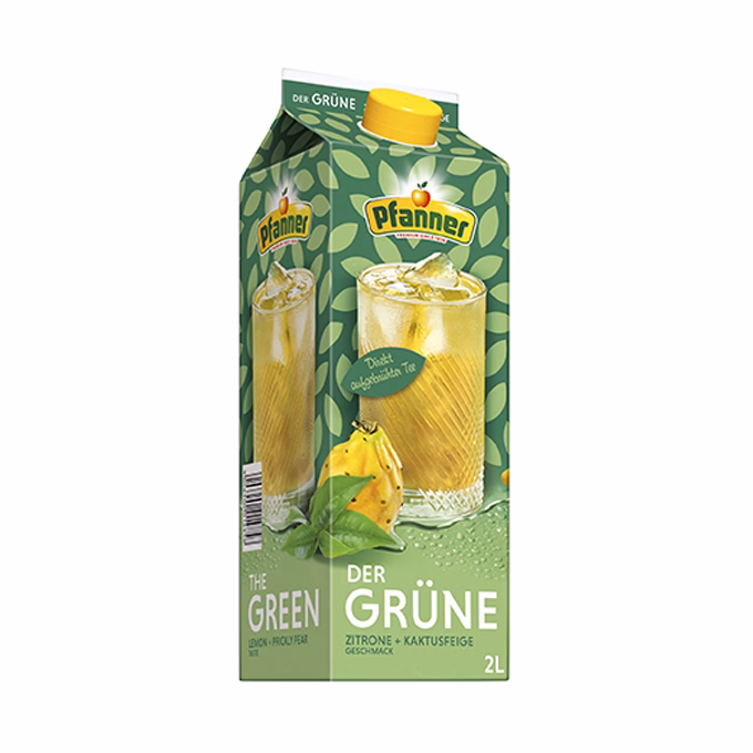 Üdítőital szénsavmentes PFANNER ice tea zöld 2L