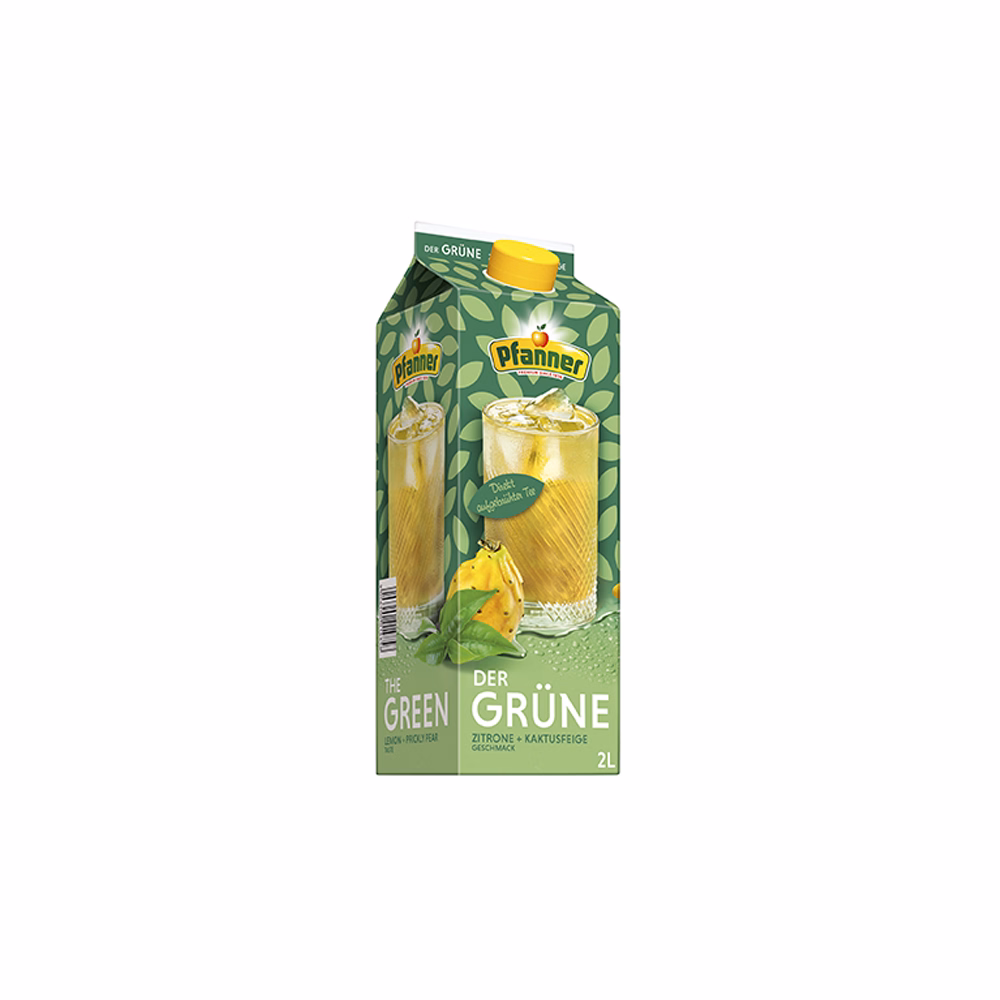 Üdítőital szénsavmentes PFANNER ice tea zöld 2L