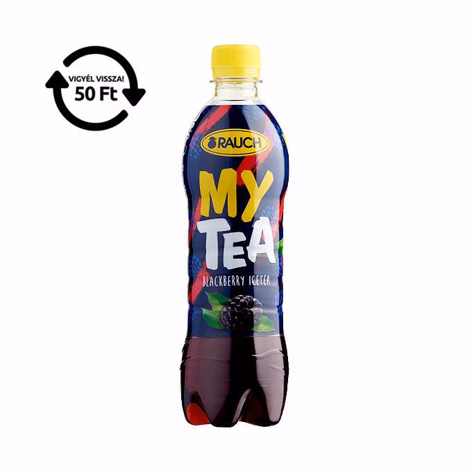 Üdítőital szénsavmentes RAUCH Mytea feketeszeder 0,5L DRS