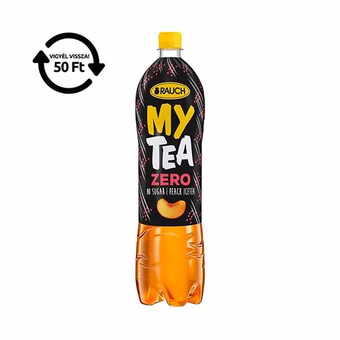Üdítőital szénsavmentes RAUCH Mytea őszibarack zero 1,5L DRS