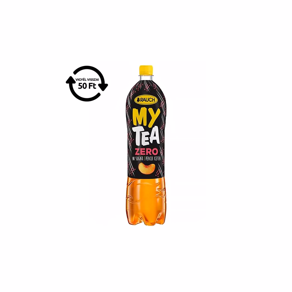 Üdítőital szénsavmentes RAUCH Mytea őszibarack zero 1,5L DRS