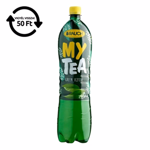 Üdítőital szénsavmentes RAUCH Mytea zöld tea 1,5L DRS