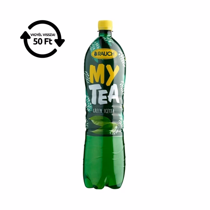 Üdítőital szénsavmentes RAUCH Mytea zöld tea 1,5L DRS