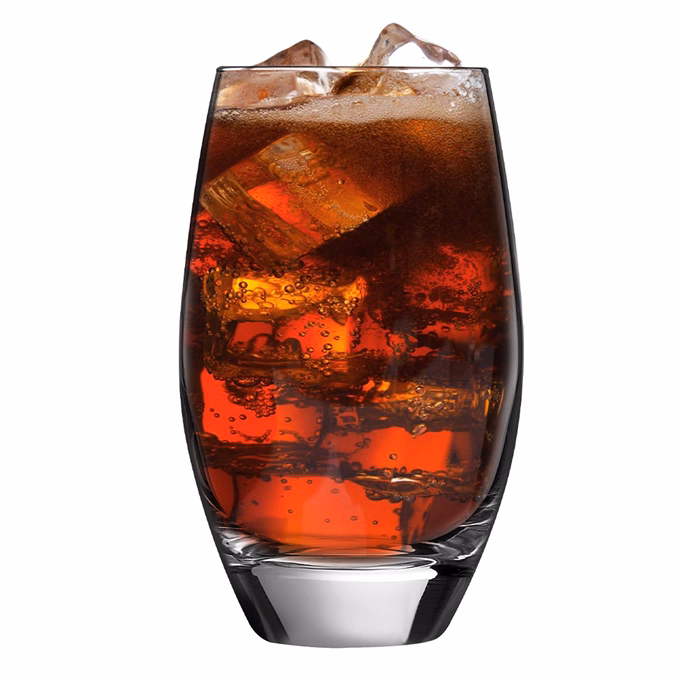 Üdítős pohár készlet MINERAL HB üveg 350 ml 6 darabos