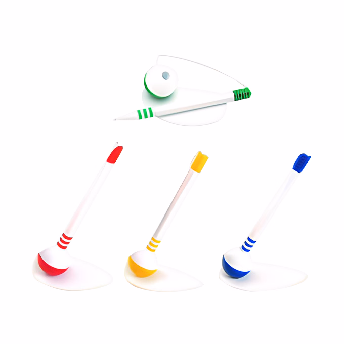 Ügyféltoll rögzíthető gömb színes csíkos