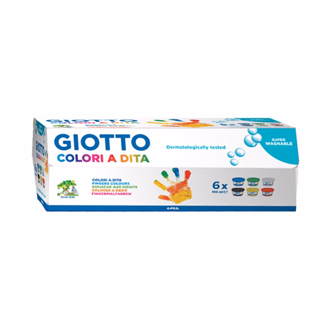 Ujjfesték GIOTTO 6x100ml 6 darabos