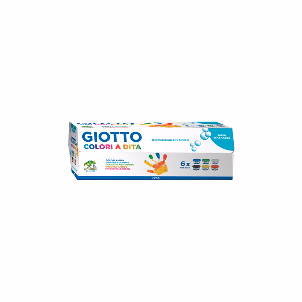 Ujjfesték GIOTTO 6x100ml 6 darabos