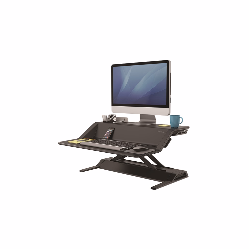 Ülő/álló munkaállomás FELLOWES Lotus fekete