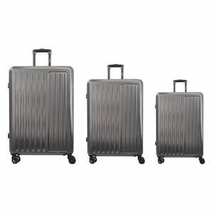 Utazótáska szett PIERRE CARDIN 3db szürke