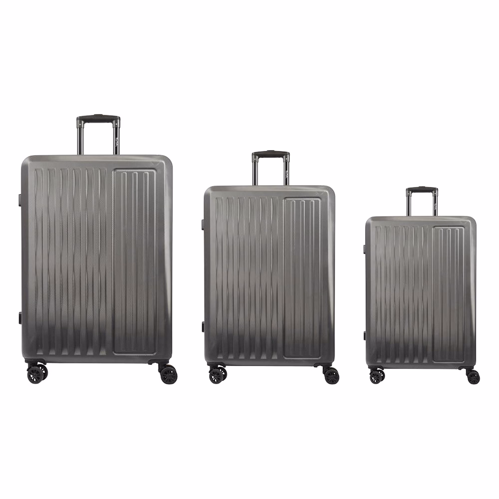 Utazótáska szett PIERRE CARDIN 3db szürke