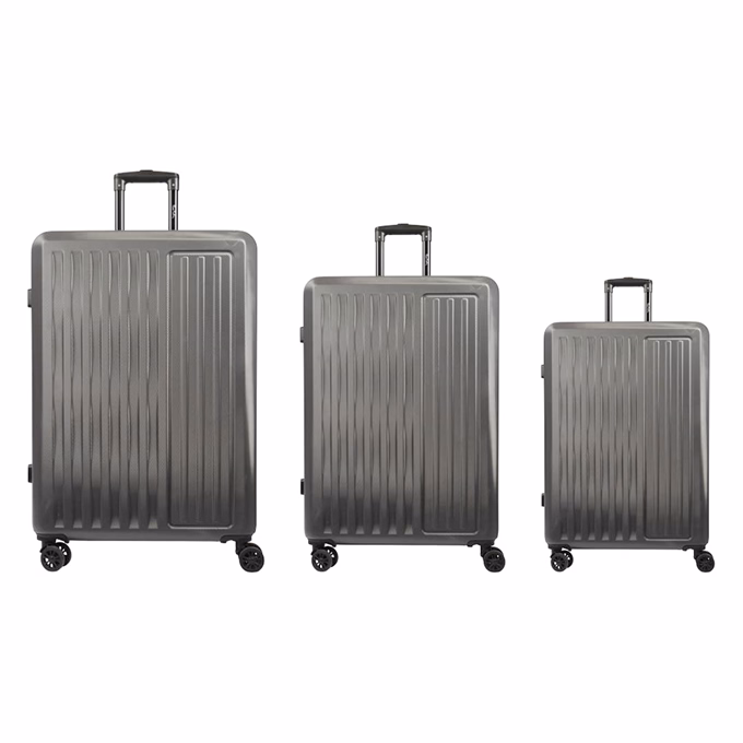 Utazótáska szett PIERRE CARDIN 3db szürke