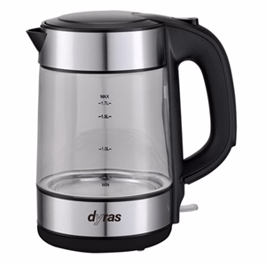 Üveg vízforraló DYRAS DYR WK-1509LED 1,7 liter inox