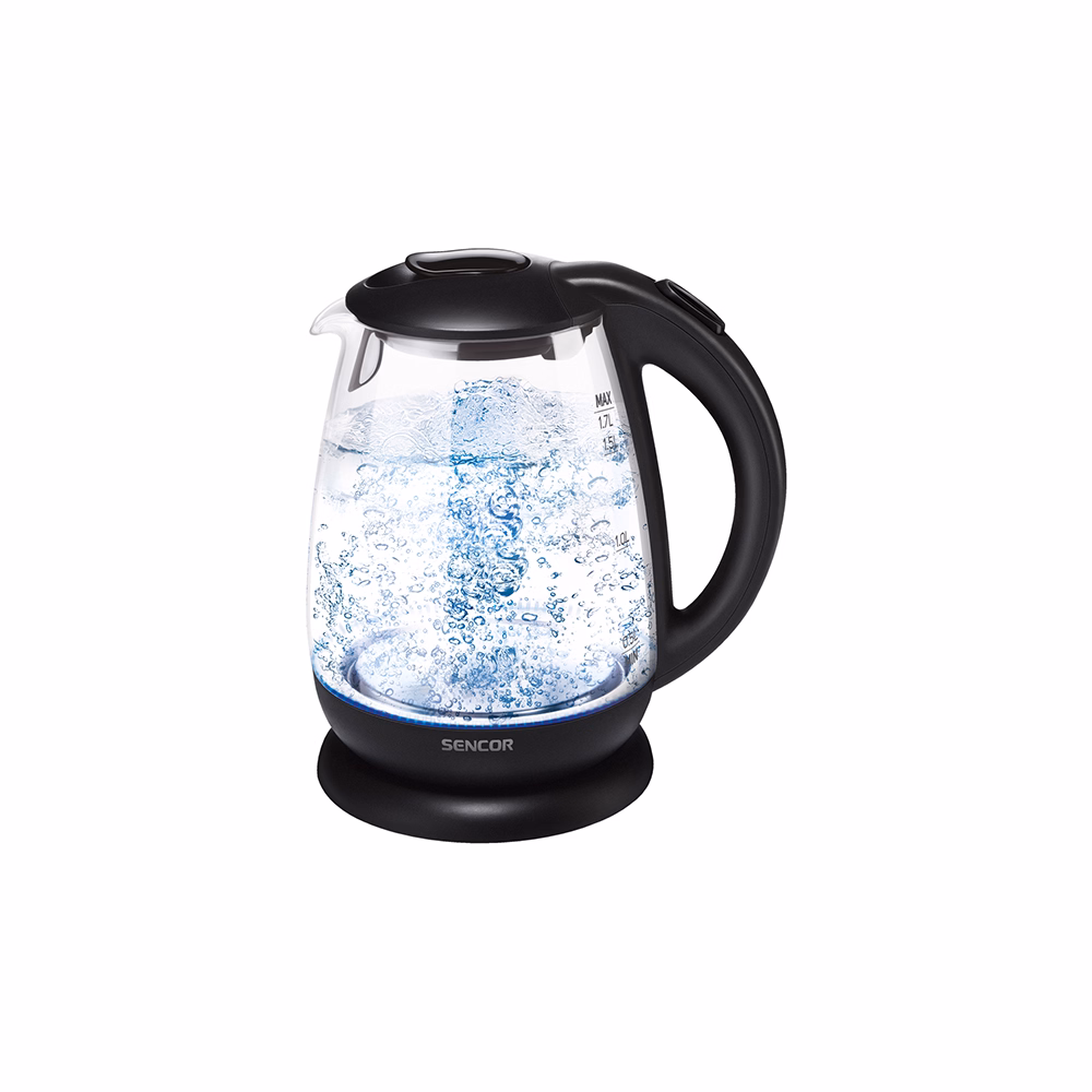 Üveg vízforraló SENCOR SWK 1785BK 2200W 1,7 liter fekete