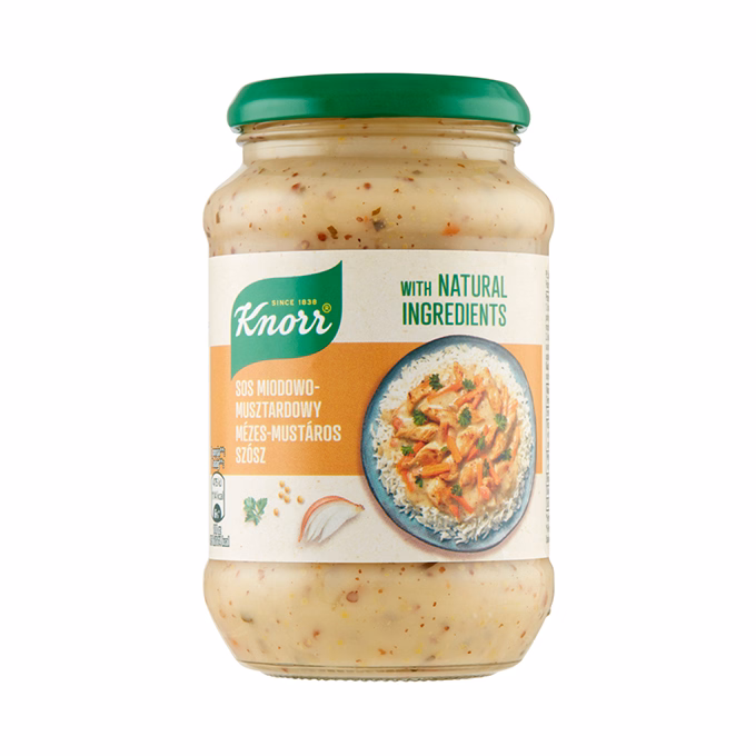 Üveges szósz KNORR Mézes-mustáros 400 g