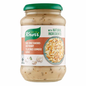 Üveges szósz KNORR Tejszínes gombás 400 g