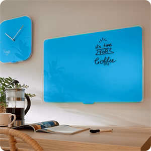 Üvegtábla LEITZ Cosy mágneses  60x40 cm nyugodtkék