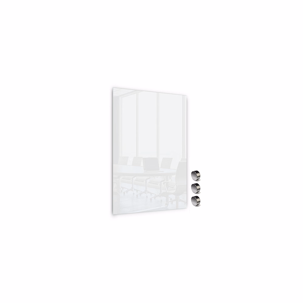 Üvegtábla MEMOBE mágneses 120x90 cm fehér