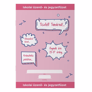 Üzenő- és jegyzetfüzet ICO Student A/5 32 lapos iskolai