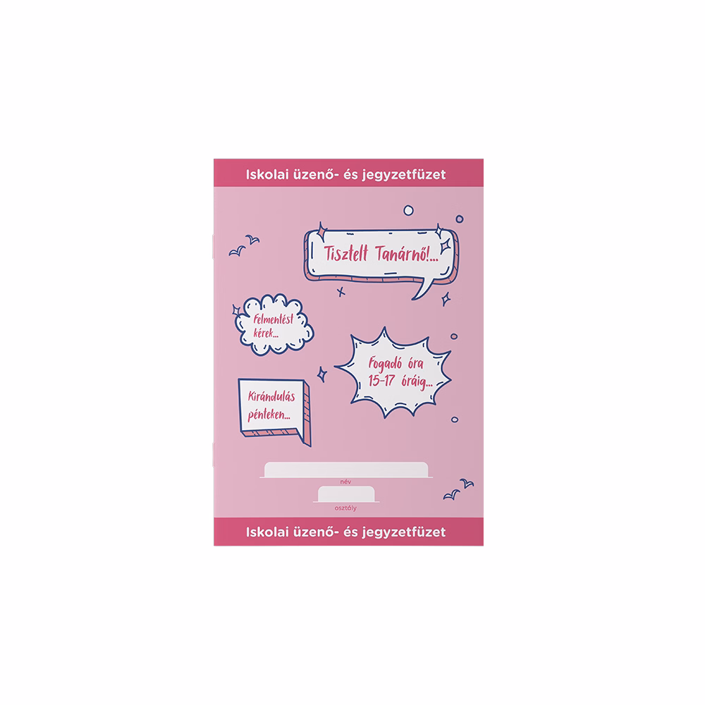Üzenő- és jegyzetfüzet ICO Student A/5 32 lapos iskolai