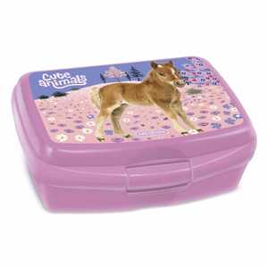Uzsonnás doboz ARS UNA Cute Animals-Horse műanyag BPA mentes 165x135x60 mm