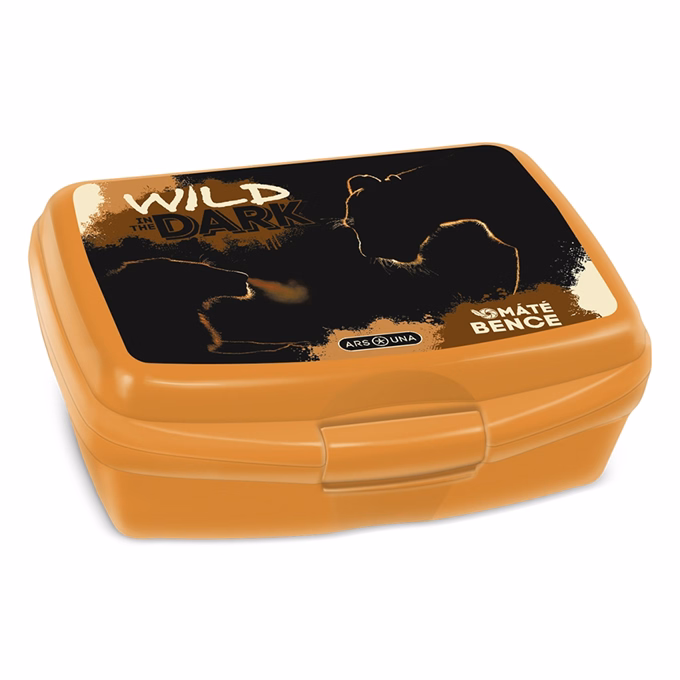 Uzsonnás doboz ARS UNA Wild In The Dark műanyag BPA mentes 165x135x60 mm