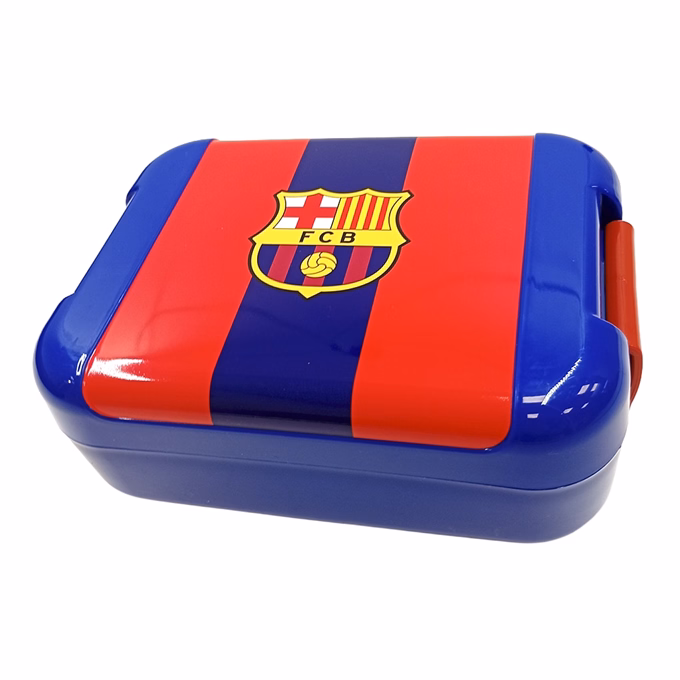 Uzsonnás doboz FC BARCELONA műanyag 168x116x60 mm