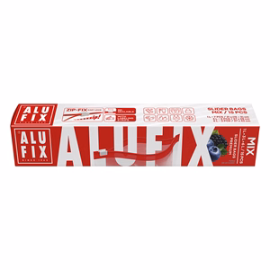 Uzsonnás tasak ALUFIX húzózáras vegyes méretek