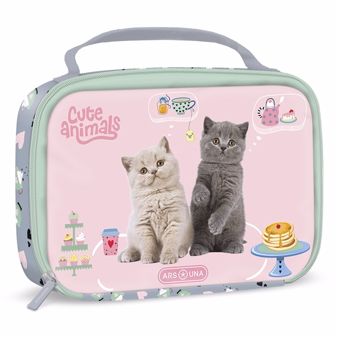 Uzsonnás táska ARS UNA Cute Animals Tea Party thermo